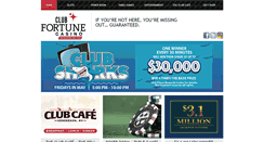 Desktop Screenshot of clubfortunecasino.com